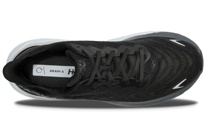 Arahi 6 2E Wide ‘Black White’