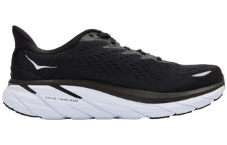 Clifton 8 2E Wide ‘Black White’