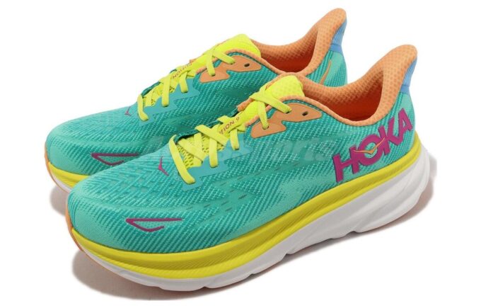 Clifton 9 2E Wide ‘Ceramic Evening Primrose’