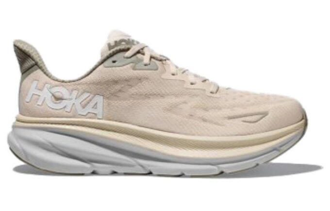 Clifton 9 2E Wide ‘Oat Milk’