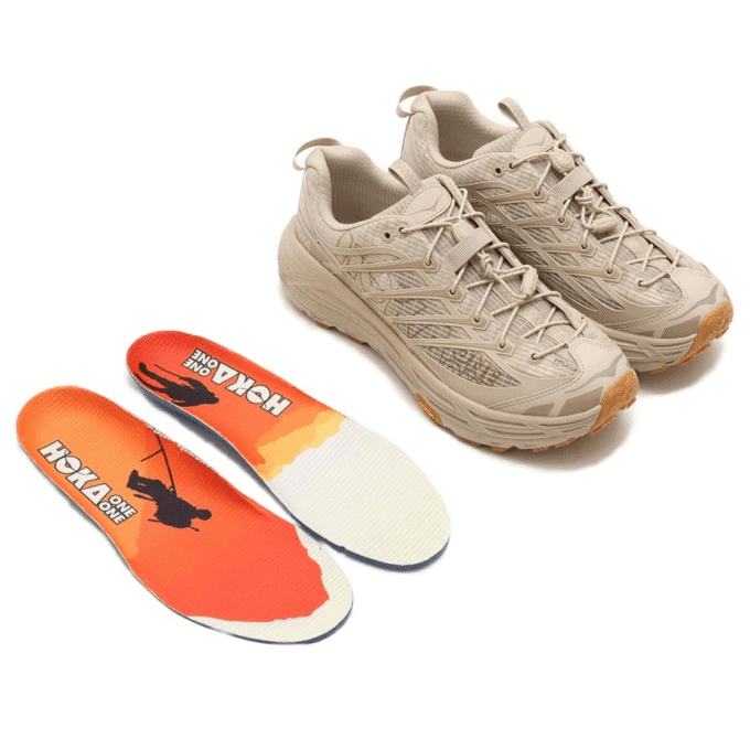 HOKA x atmos Mafate Three 2 Grid JP ‘Linen’