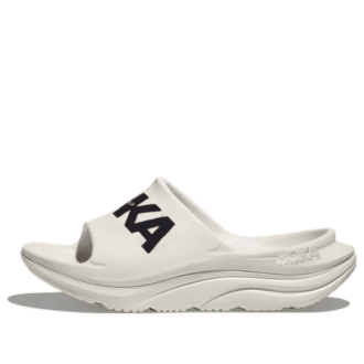 Ora Athletic Slides ‘White Black’