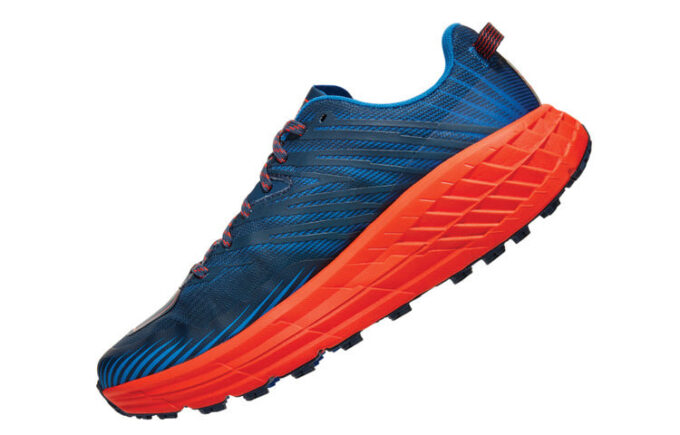 Speedgoat 4 ‘Majolica Blue Mandarin Red’