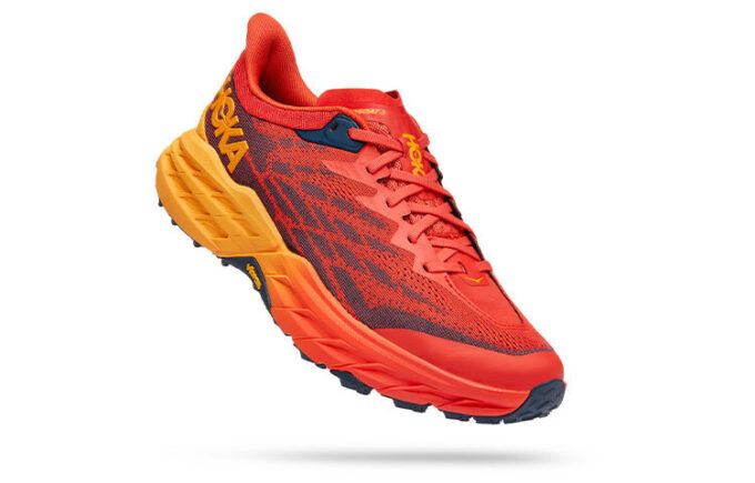 Speedgoat 5 ‘Fiesta Red Radiant Yellow’
