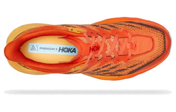 Speedgoat 5 ‘Puffin’s Bill Amber Yellow’