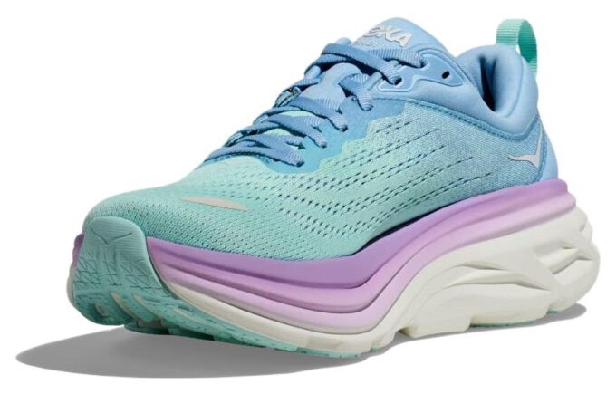 (WMNS) Bondi 8 D Wide ‘Airy Blue Sunlit Ocean Purple’
