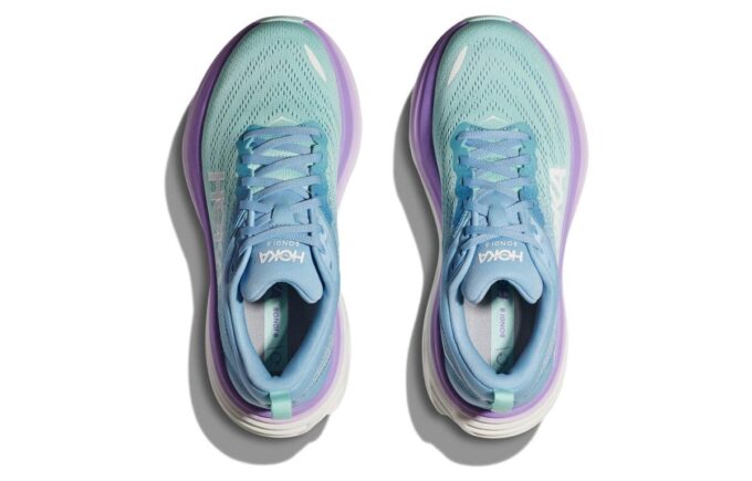 (WMNS) Bondi 8 D Wide ‘Airy Blue Sunlit Ocean Purple’